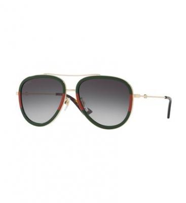 Lunettes de soleil pilote GG0062S GC000995 Jaune Gucci