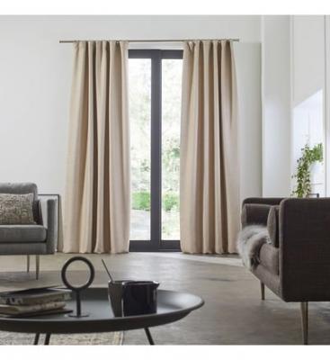 MADURA - Rideau LINA - Taille 145x280 cm - Couleur Beige clair