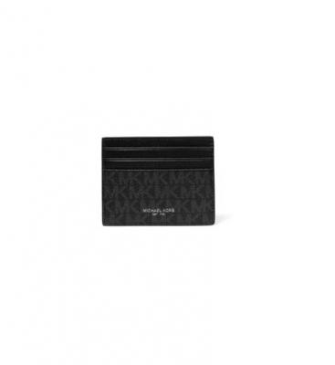 MK Grand porte-cartes Greyson &agrave; logo - NOIR(NOIR) - Michael Kors