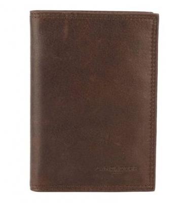 Portefeuille ligne Soft Vintage 3 volets Marron Lancaster