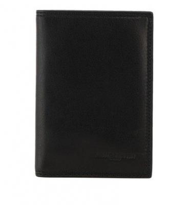 Portefeuille ligne Soft Vintage 3 volets Noir Lancaster