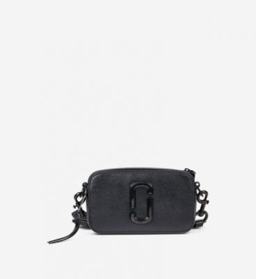 Sac pochette Snapshot en cuir Noir Marc Jacobs