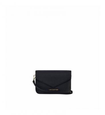 LANCASTER Petit sac trotteur - Saffiano Signature Noir