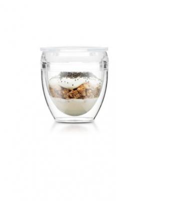 Set 2 gobelets Pavina To Go double paroi + couvercle herm&eacute;tique 20 cl