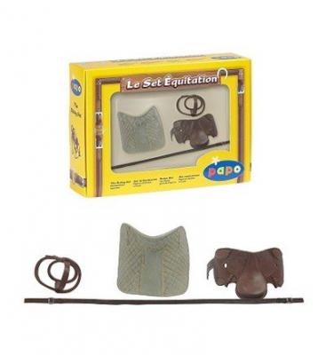 Papo Saddle Harness Set Figure Argent&eacute;