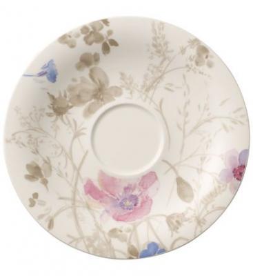 Mariefleur Gris Basic Soucoupe tasse petit-d&eacute;jeuner Blanc Villeroy & Boch