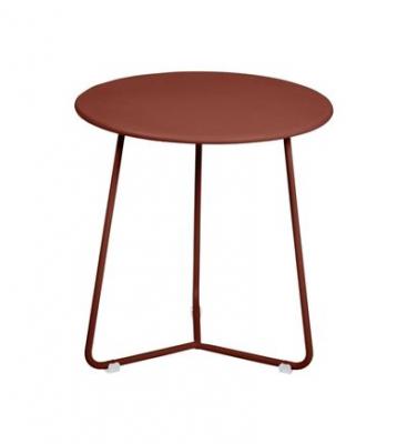 Table d'appoint - tabouret bas Cocotte FERMOB Ocre rouge