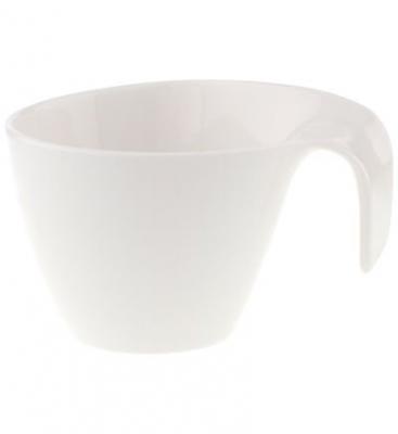 Villeroy & Boch Flow Tasse, 380 ml, Porcelaine Premium, Blanc