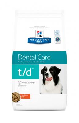 Hill's Prescription Diet T/D Dental au poulet pour chien 10 kg