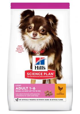 Science Plan Small & Mini Adult Light au Poulet 6 KG Hill's 