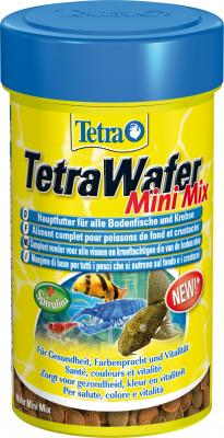 Tetra - Aliment Complet TetraWafer Mini Mix pour Poissons de Fond et Crustac&eacute;s - 100ml