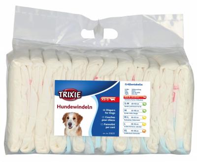 Trixie Ultra Absorbent Famale 28-40 Cm Diapers 12 Units S-M