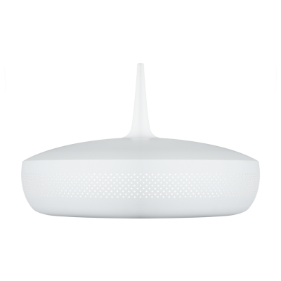 Vita 02076 clava dine lampe suspension aluminium blanc mate