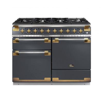 Cuisini&egrave;re FALCON ELISE 110 Mixte Ardoise/Laiton Antique- ELS110DFSL/AB-EU