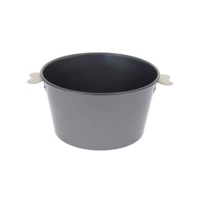 Moule &agrave; charlotte 18cm acier rev&ecirc;tu anti-adh&eacute;sif - De Buyer Marron