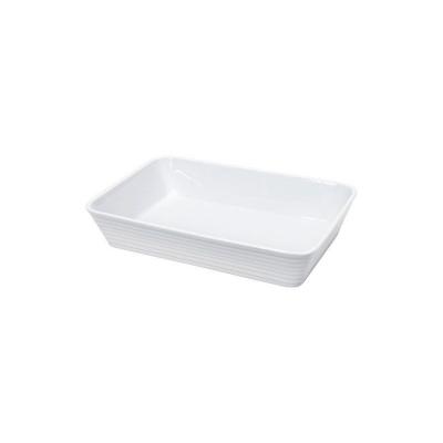 KUCHENPROFI Plat rectangulaire en porcelaine - 35x24x6 cm - Blanc