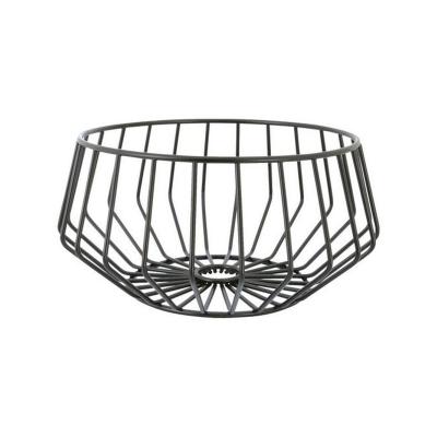 Panier a fruits noir 27x13.8 cm adomo pv-chr-3050