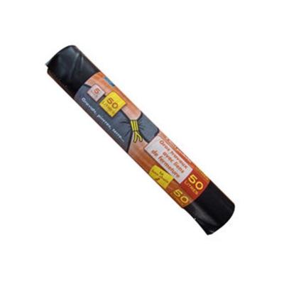 PUBLI EMBAL Lot de 5 Sacs poubelle 50 L pour gravats