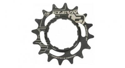 Pignon elevn chromoly shimano noire