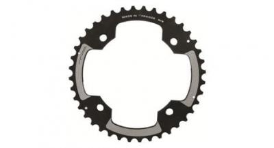 Plateau vtt double diam 120 exter 40dts noir 4 branches cross (comp.pedalier sram 2*10) ta 