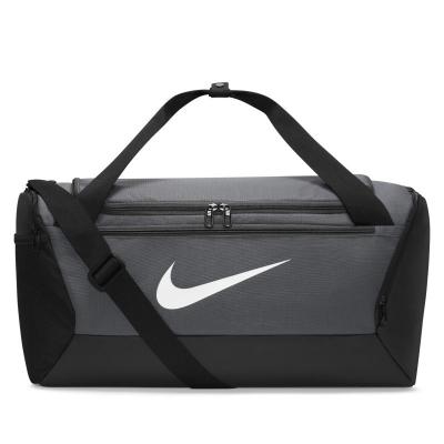 Nike Brsla-9.5 Sac de Sport, Gris Fer/Noir/Blanc, Taille Unique Mixte