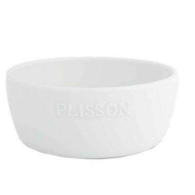 BOL &Agrave; RASER BLANC PORCELAINE - Logo Plisson-Plisson
