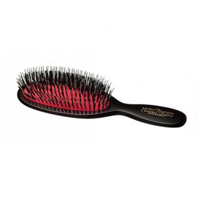 Mason Pearson Boar Bristle & Nylon Brosse de poche Dark Ruby BN4