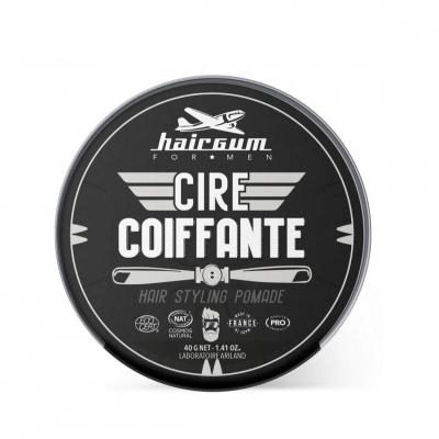 Cire coiffante cheveux barbe et moustache Hairgum For Men