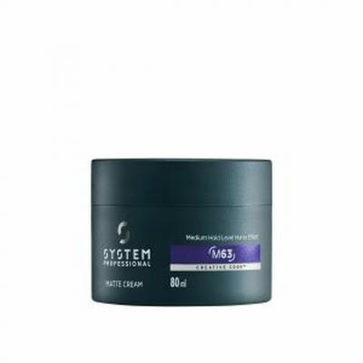 System Professional MAN M63 Matte Cream mittlerer Halt 80 ml