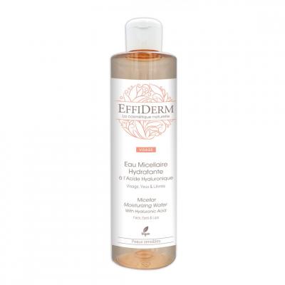 Effiderm Eau micellaire hydratante &agrave; l'acide Hyaluronique T.U