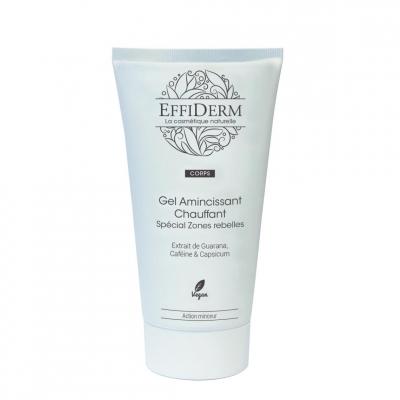 Gel amincissant chauffant zones rebelles 125ml Effiderm