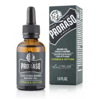 Proraso - huile pour barbe cypr&egrave;s et v&eacute;tiver 30ml