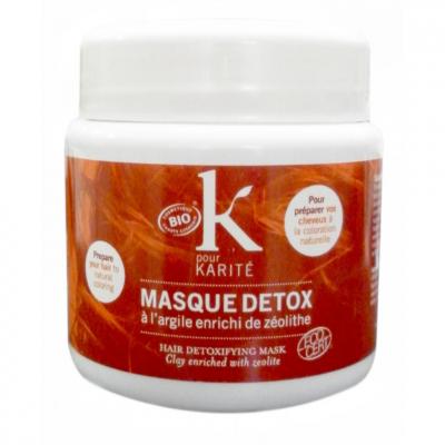 MASQUE D&Eacute;TOXIFIANT BIO ARGILE - Cuir Chevelu Gras ou Avant Coloration