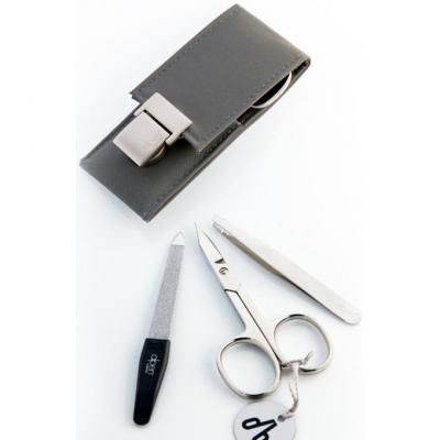 Set Noir Ongles & Epilation - Lime, Ciseaux, Pince