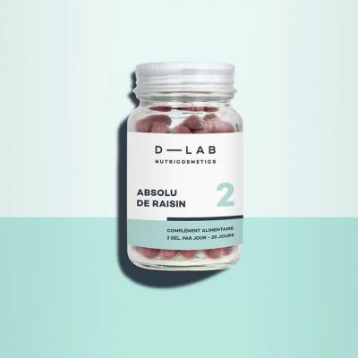 D-Lab Nutricosmetics - Absolu de Raisin Premi&egrave;res rides 56 un