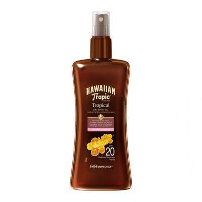 Hawaiian Tropic Protective Dry Oil 200ml Marron