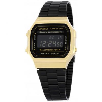 Montre Casio STANDARD A168WEGB-1BEF - Montre Vintage Chronographe Homme