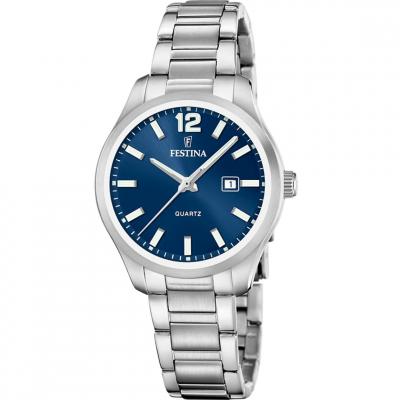 Festina Classic Steel Watch F20737/4 Femme Bleu