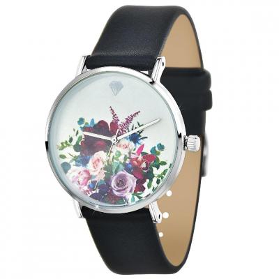 Montre femme MF515 - Bracelet Cuir Noir