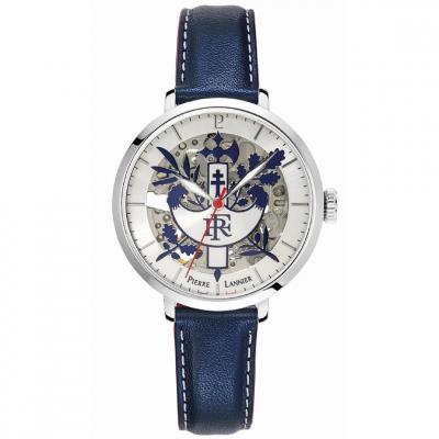 Pierre Lannier Elys&eacute;e Automatique Montre Femme Cuir Bleu 455F626