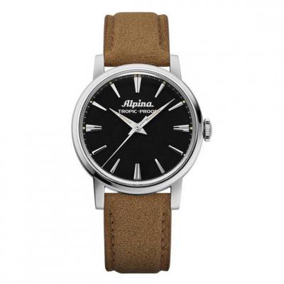 Montre Homme ALPINA Heritage Tropic-Proof Handwinding - AL-480B2H6 Bracelet Alcantara Beige