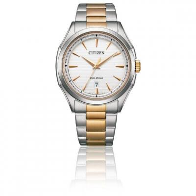Montre Homme Citizen Montres Platform Classic Elegant AW1756-89A - Bracelet Acier