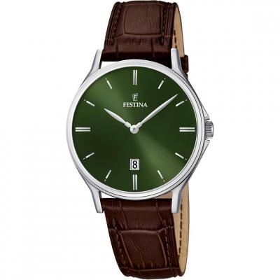 Montre Homme Festina Correa Clasico - F16745-6 Bracelet Cuir Marron