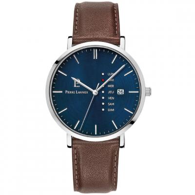 Montre Homme Pierre Lannier Data - 242D164 Bracelet Cuir Marron