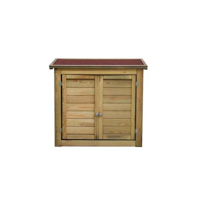 Armoire de rangement en bois Lisboa petit mod&egrave;le