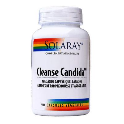Solaray Cleanse Candida - 90 Caps. V&eacute;g. - Bo&icirc;te 90 capsules