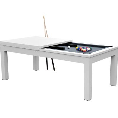 Rendez Vous D&eacute;co - Table de billard convertible - Eddie - Gris