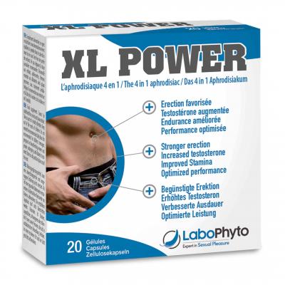 Labophyto XL Power Aphrodisiaque 20 G&eacute;lules - Bo&icirc;te 20 g&eacute;lules