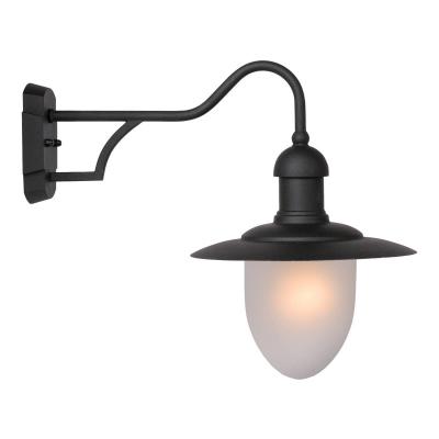 Lucide ARUBA - Applique Murale Ext&eacute;rieur - &Oslash; 25 cm - IP44 - Noir