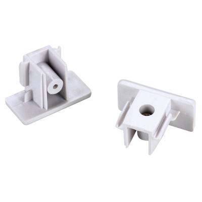 Embouts pour rail 1 allumage 230v, blanc, 2 pi&egrave;ces
